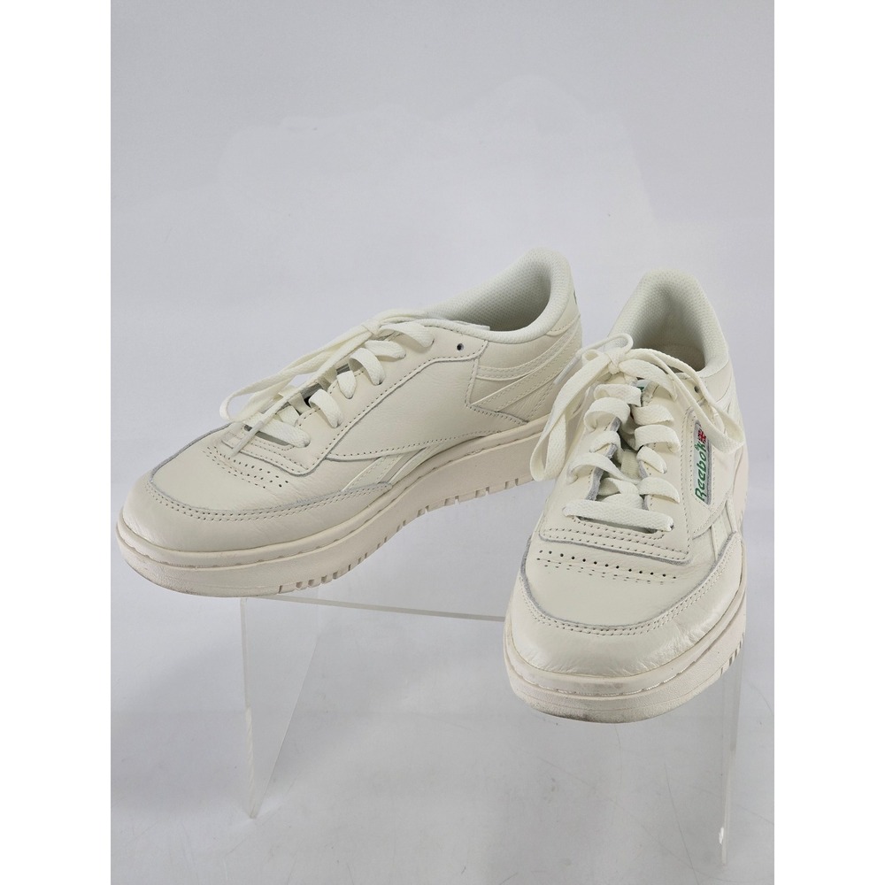 Reebok Club C Double Sneakers Womens 8.5 Chalk Green GZ5283 - Excellent